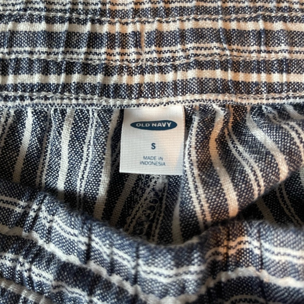 size: S, flair lounge pants, striped
